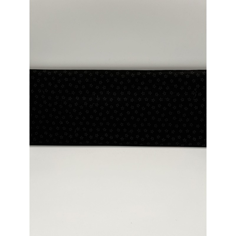 TISSU NOIR ETOILES NOIRES