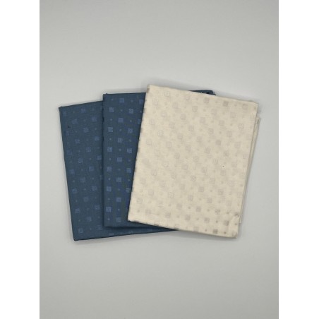 COUPONS PEARL ESSENCE MOTIFS CARRES ( BLEU ou BLANCS)