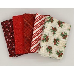 COUPONS 1 METRE TISSUS NOEL