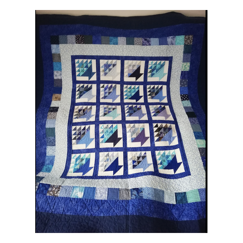 BLUE BASKETS QUILT